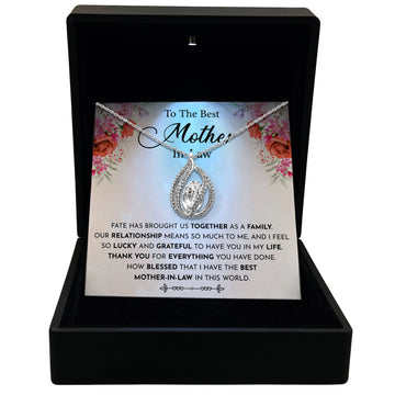 To My Best Mother-in-law - Our Relationship Means So Much To Me - Orbital Birdcage Necklace