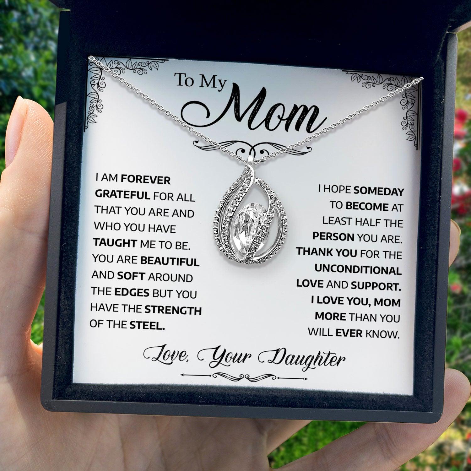 To My Mom - For All The Times That I Forgot to Say Thank You For All The Special, Little Things - Orbital Birdcage Necklace - TRYNDI