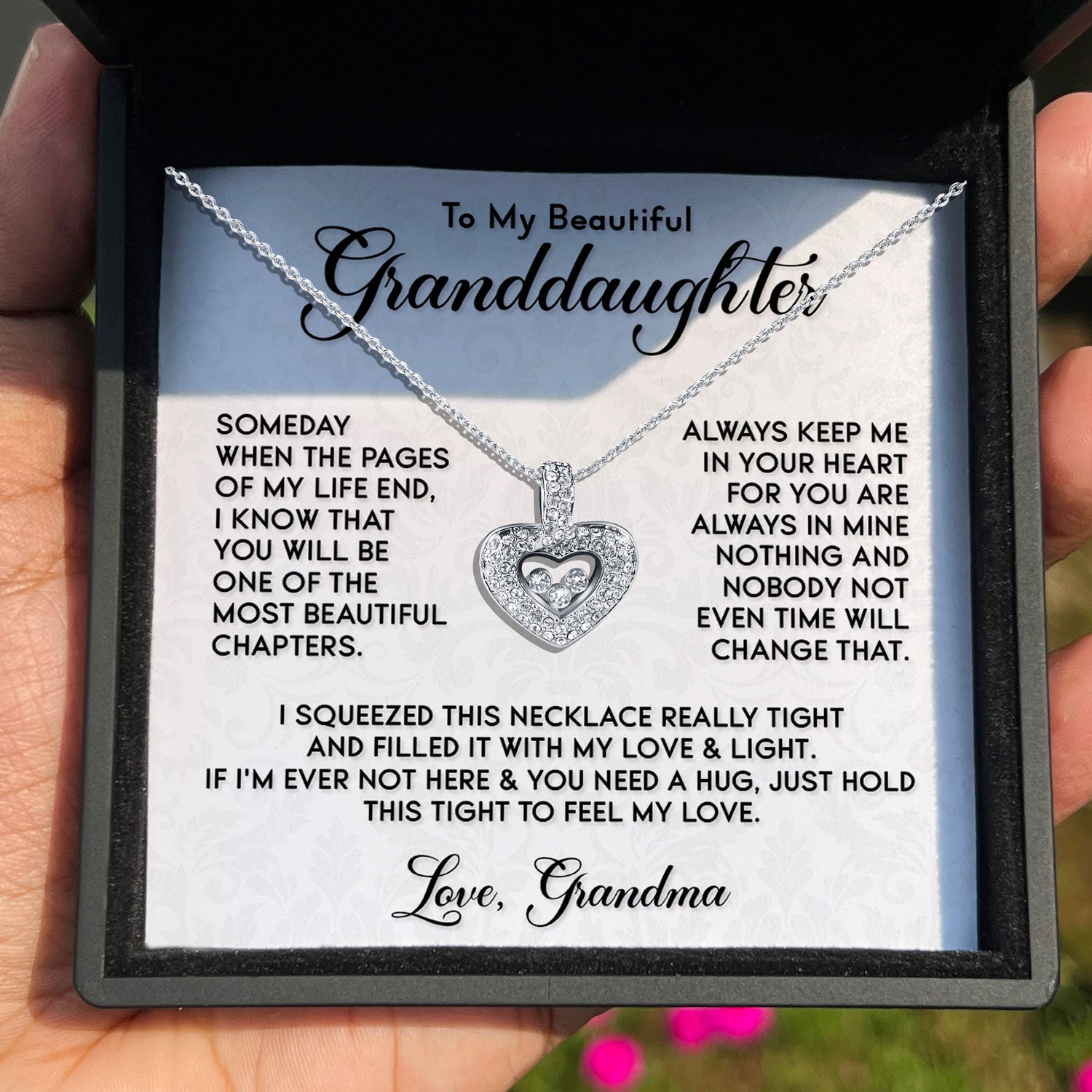 Amazon.com: Special Granddaughter Gifts, My Granddaughter Has The Key To My  Heart, Love Cross Dancing Necklace For Granddaughter From Grandma, Best  gifts for granddaughters, Unique gifts for granddaughters, : Sports &  Outdoors