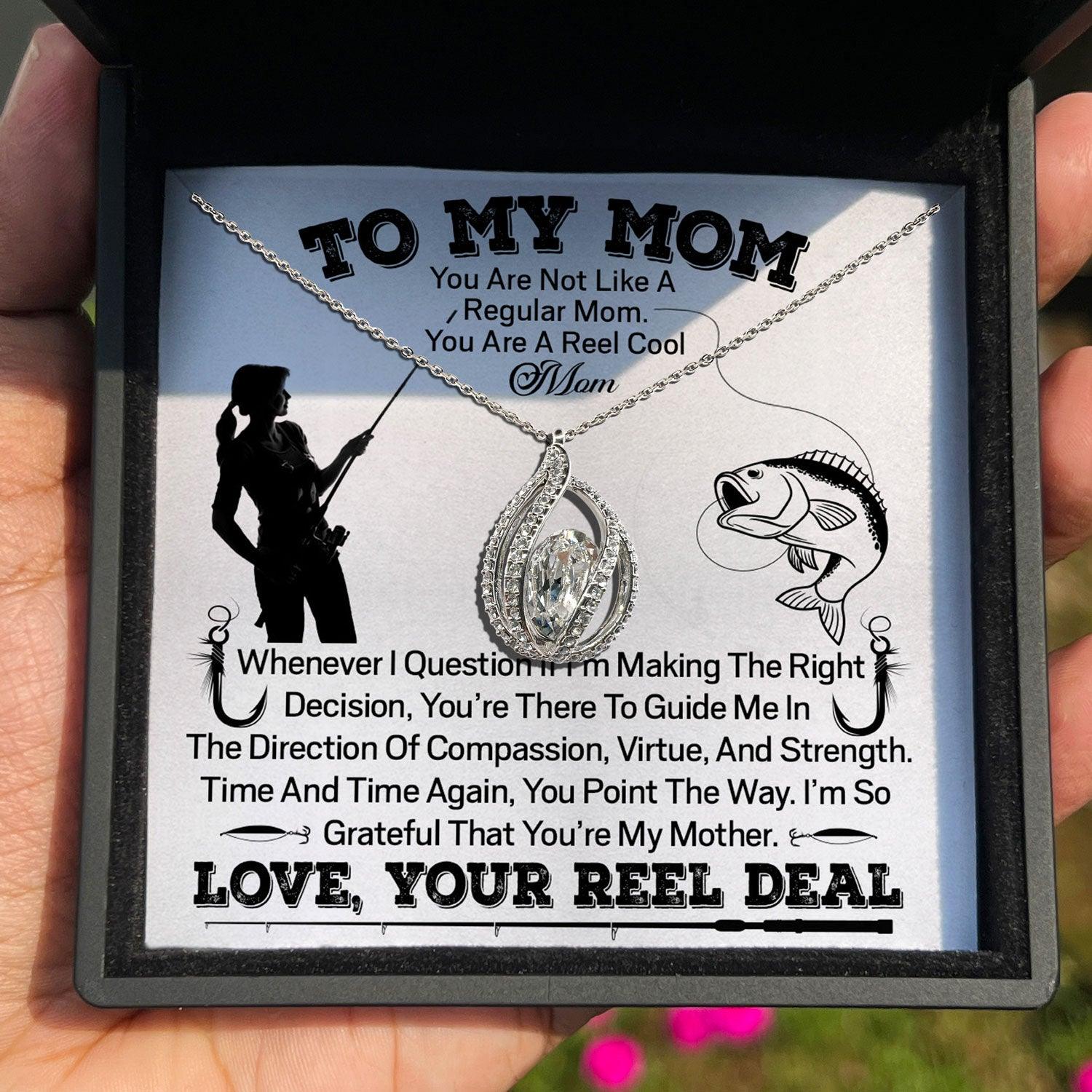 To My Mom - I'm So Grateful That You're My Mother - Orbital Birdcage Necklace - TRYNDI