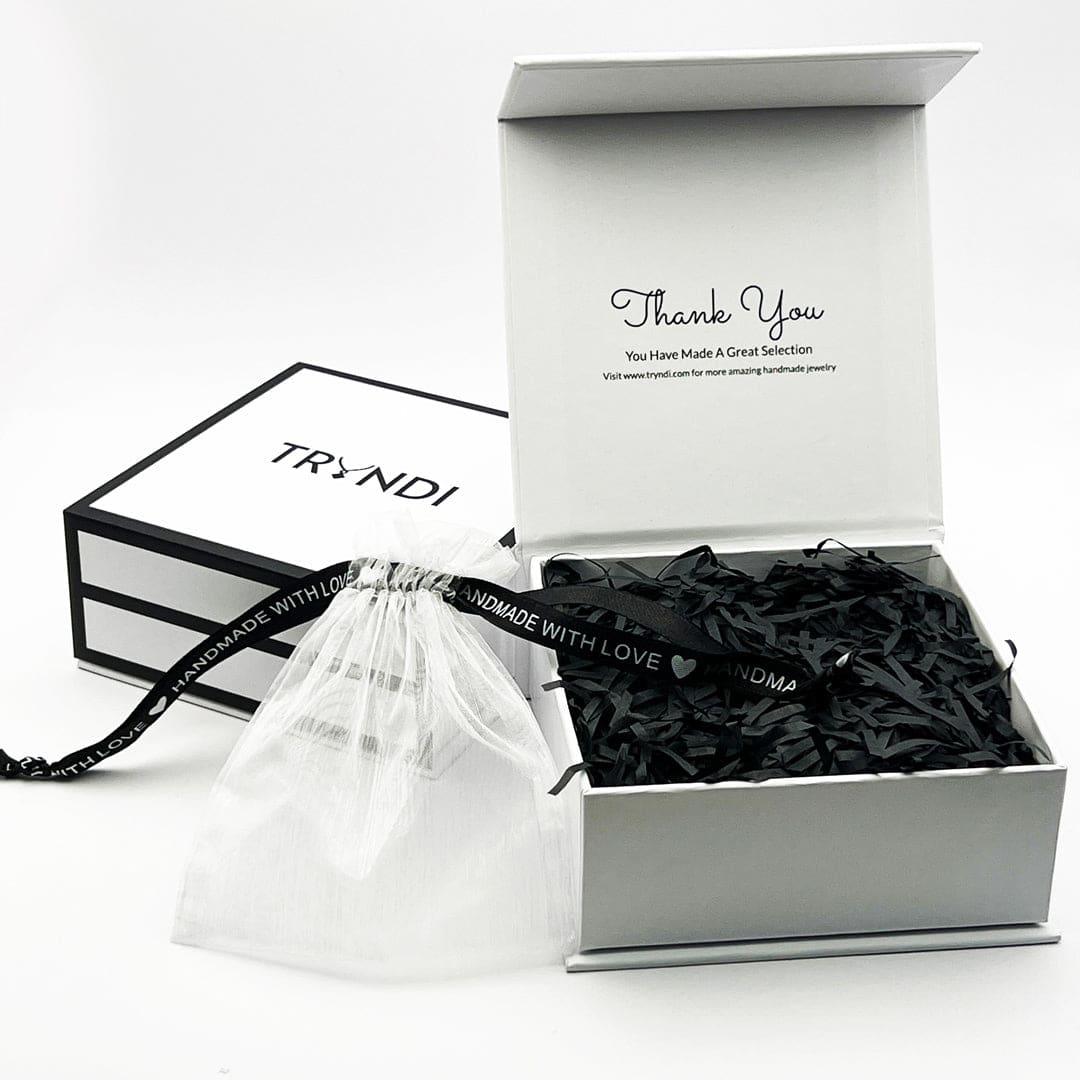 Premium Black Stainless Steel Flat Woven Black Italian Leather Bracelet for Men - TRYNDI